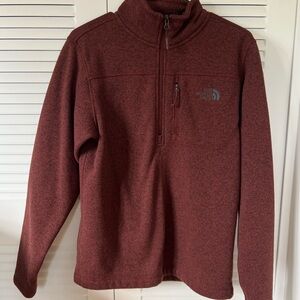 The North Face Burgundy Fleece Pullover